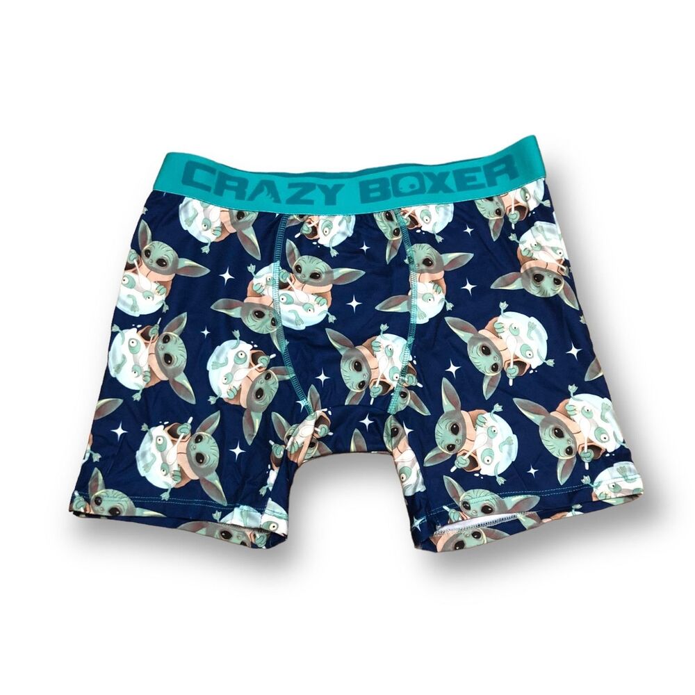 Crazy Boxer The Mandalorian Frogz 'This is the way!' Men's Boxer Brief - Small